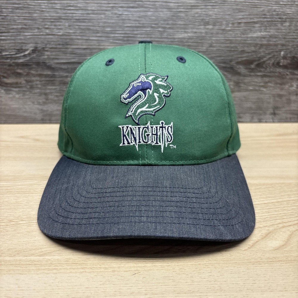 Knights Hat Cap Snap Back Mens One Size Green Navy MILB Baseball Minor League